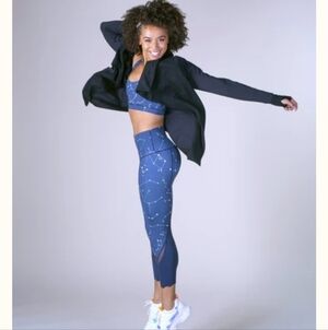 Popflex Calypso Cardigan in Night (Black)